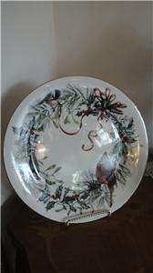 LENOX WINTER GREETINGS DINNER PLATE CATHERINE CLUNG NEW  