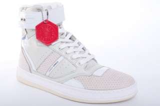   MENS GREEDY GENIUS WHITE CREAM HI LIFE HIGH TOP SNEAKERS SHOES SIZE 9