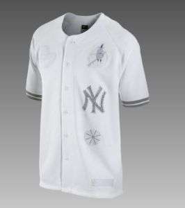 niKe futura colab NY yankees baseball jersey/372382 100  