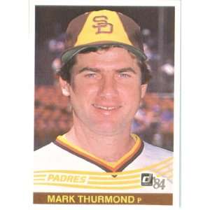  1984 Donruss # 505 Mark Thurmond San Diego Padres Baseball 