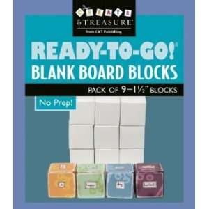  BLANK BOARD BLOCKS 1.5in 9PK Patio, Lawn & Garden