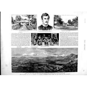   1891 War Manipur India Brackenbury Langol Tila Quinton