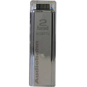  Audiobahn 2.0 Farad Capacitor with 4 Digit Digital Display 