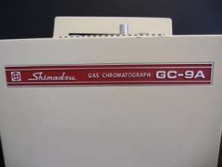 Shimadzu GC 9A Lab Gas Liquid Chromatograph Equipment  