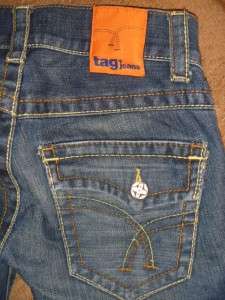 169 TAG Brand Flap Pocket True Skinny Jeans Shorts 26 28 Miss Me 
