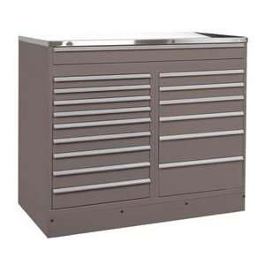  Tool Storage Cabinet 58 5/8W X 52 13/16H X 28D Pewter 