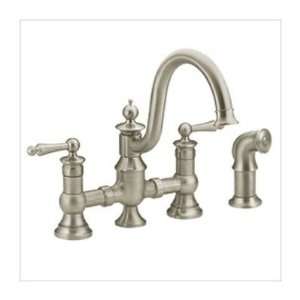 Moen Showhouse S713SL Waterhill Two Handle Kitchen Bridge Faucet With 