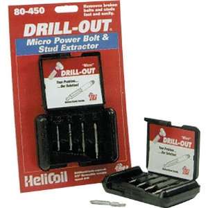  4 Pc Drill Out Kit