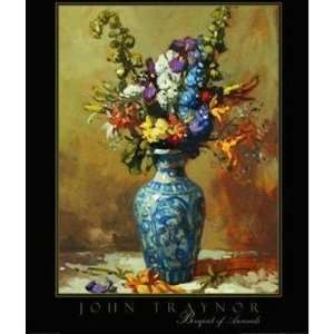 Bouquet Of Annuals Poster Print 
