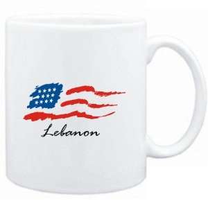  Mug White  Lebanon   US Flag  Usa Cities Sports 