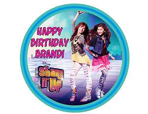 Shake it Up round edible party cake topper decoration cake frosting 