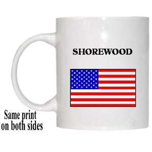  US Flag   Shorewood, Wisconsin (WI) Mug 