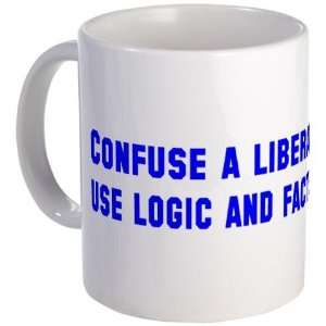  Confuse A Liberal Political Mug by  Kitchen 