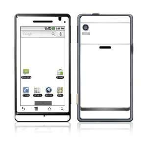  Motorola Droid Skin Decal Sticker   Simply White 