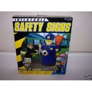 Inflatable Safety Signs Police Man Sign Play It Safe 