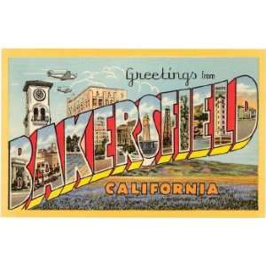    Greetings from Bakersfield, California , 4x3