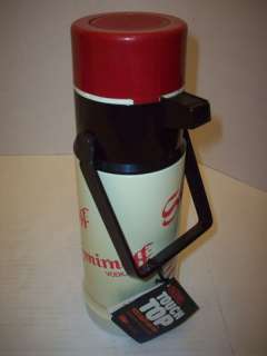 VTG SMIRNOFF THERMOS TOUCH TOP VACUUM SERVER HOT & COLD  