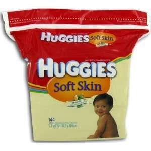  Huggies Soft Skin Wipes with Shea Butter   144 wipes 