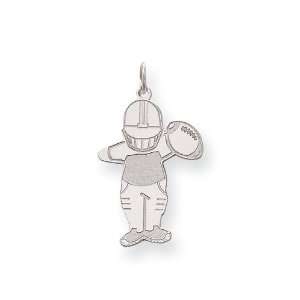  Sterling Silver Touchdown Cuddle Charm Jewelry