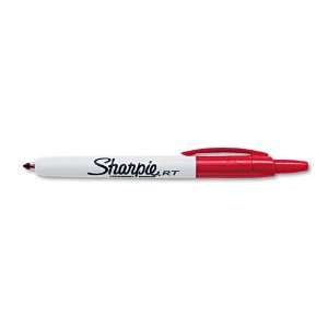  Sharpie® Retractable Permanent Marker, Fine Point, Red 