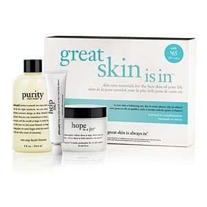  philosophy great skin is in normal/combo full kit ($103.00 