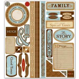  C Thru Sharon Ann Timeless Cardstock Stickers 12 Inch by 6 