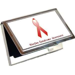  Marfan Syndrome Awareness Ribbon Business Card Holder 