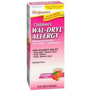   Wal Dryl Childrens Allergy Relief Liquid, 4 fl 