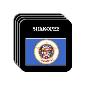  US State Flag   SHAKOPEE, Minnesota (MN) Set of 4 Mini 