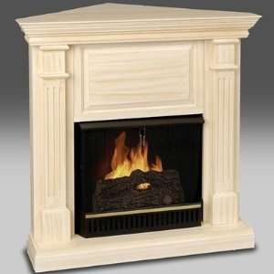   Real Flame 1150 Greek Column Corner Gel Fuel Fireplace