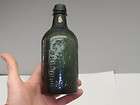 antique congress green glass water bottle saratoga ny 