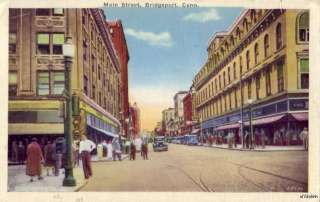 MAIN STREET BRIDGEPORT , CT 1941  