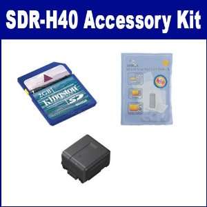  Panasonic SDR H40 Camcorder Accessory Kit includes 