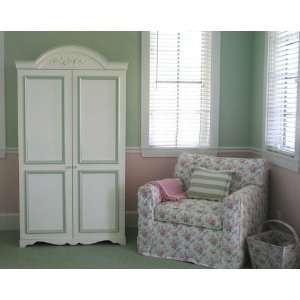   painted armoire   country roses by sweet beginnings