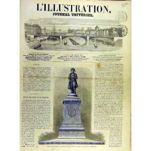    1863 Statue Napoleon Courbevoie French Print