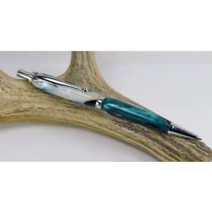  Cowabunga Acrylic Slimline Pencil Pen With a Chrome Finish 