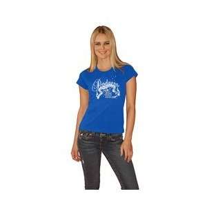  Los Angeles Dodgers Womens Banner T Shirt by G III Sports 