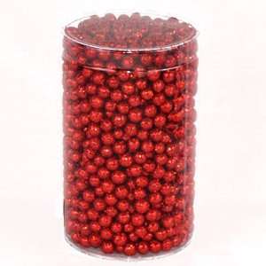  Red Glitter Loose Beads Arts, Crafts & Sewing