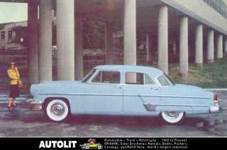 1954 Lincoln Cosmo Factory Postcard  