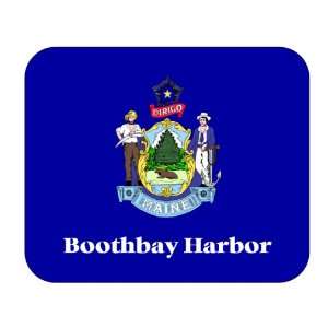 US State Flag   Boothbay Harbor, Maine (ME) Mouse Pad 