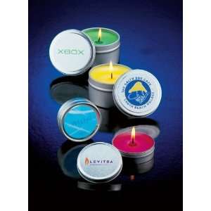  Custom Printed Tin Candles