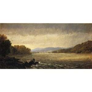   Francis Cropsey   32 x 16 inches   A View Upstream
