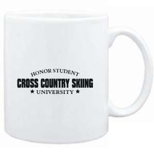  Mug White  Honor Student Cross Country Skiing University 