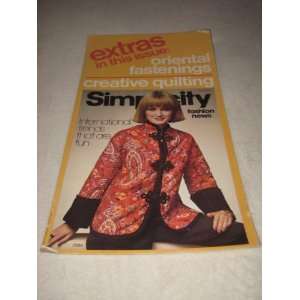  1975 Large Simplicity Dress Pattern Stand Up Advertising 