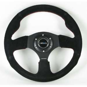 NRG Steering Wheel   12 (Race)   320mm (12.60 inches)   Black Suede 
