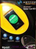 new anycom solar handsfree bluetooth car kit sck 1