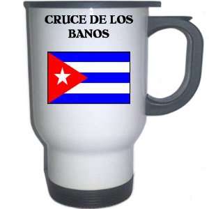  Cuba   CRUCE DE LOS BANOS White Stainless Steel Mug 