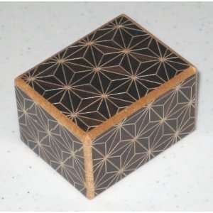  Wooden Japanese Secret Puzzle Box 2 Sun 10 step Kuroasa 