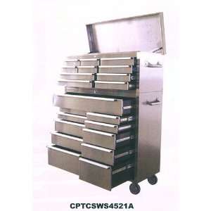  45   21 Drawer Stainless Steel Toolbox (Tool Chest 