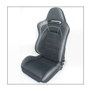  NRG Universal EVO Style Cloth Sport Seat w/ Logo Right 